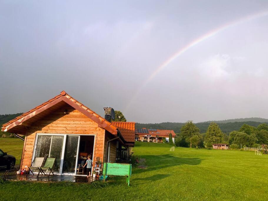 Polanka Beskid Niski Cute Cabin With Spectacular Views Hanczowa Zewnętrze zdjęcie