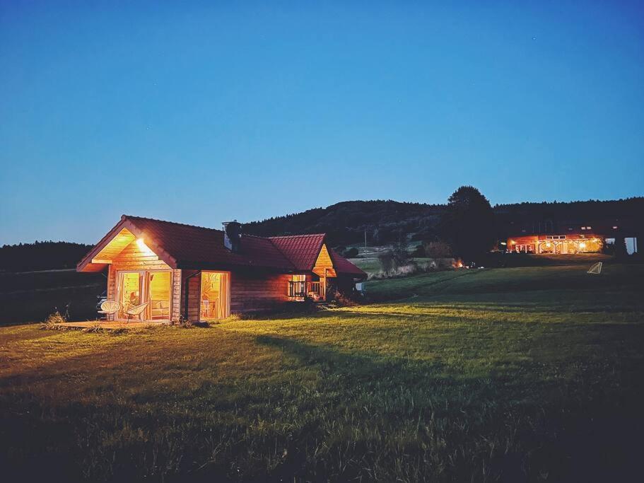 Polanka Beskid Niski Cute Cabin With Spectacular Views Hanczowa Zewnętrze zdjęcie