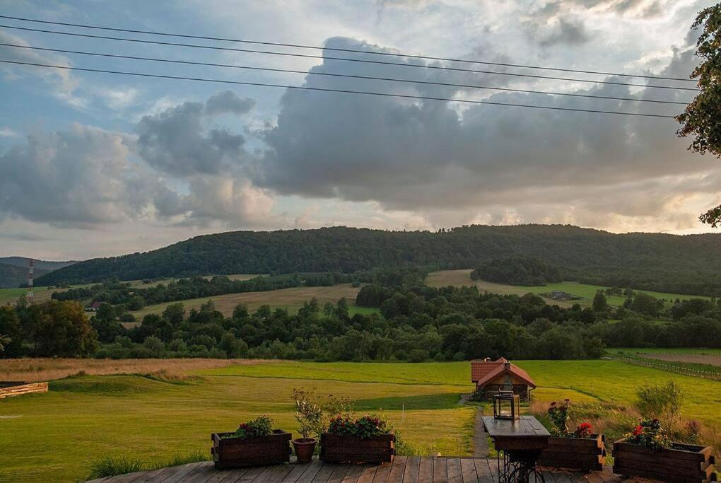 Polanka Beskid Niski Cute Cabin With Spectacular Views Hanczowa Zewnętrze zdjęcie
