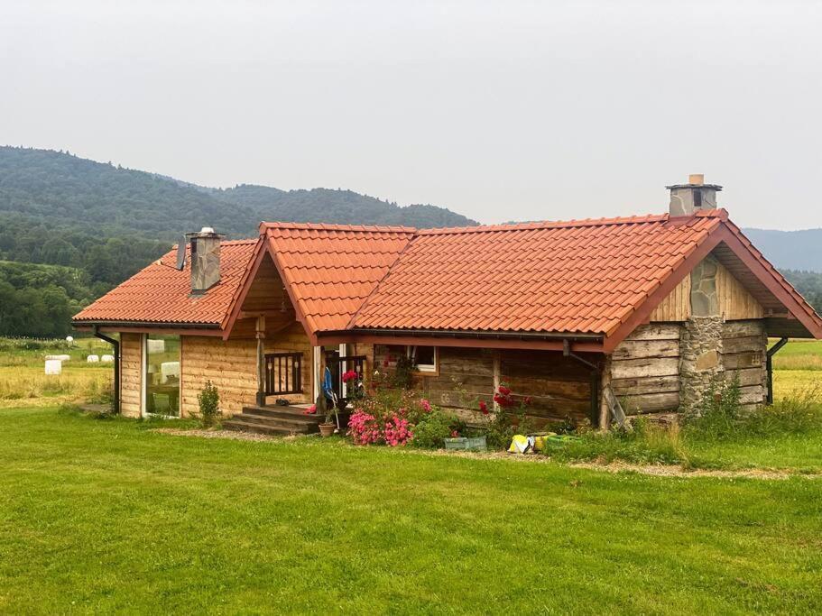 Polanka Beskid Niski Cute Cabin With Spectacular Views Hanczowa Zewnętrze zdjęcie