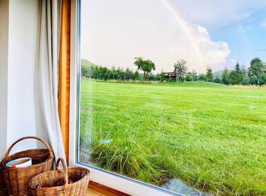 Polanka Beskid Niski Cute Cabin With Spectacular Views Hanczowa Zewnętrze zdjęcie